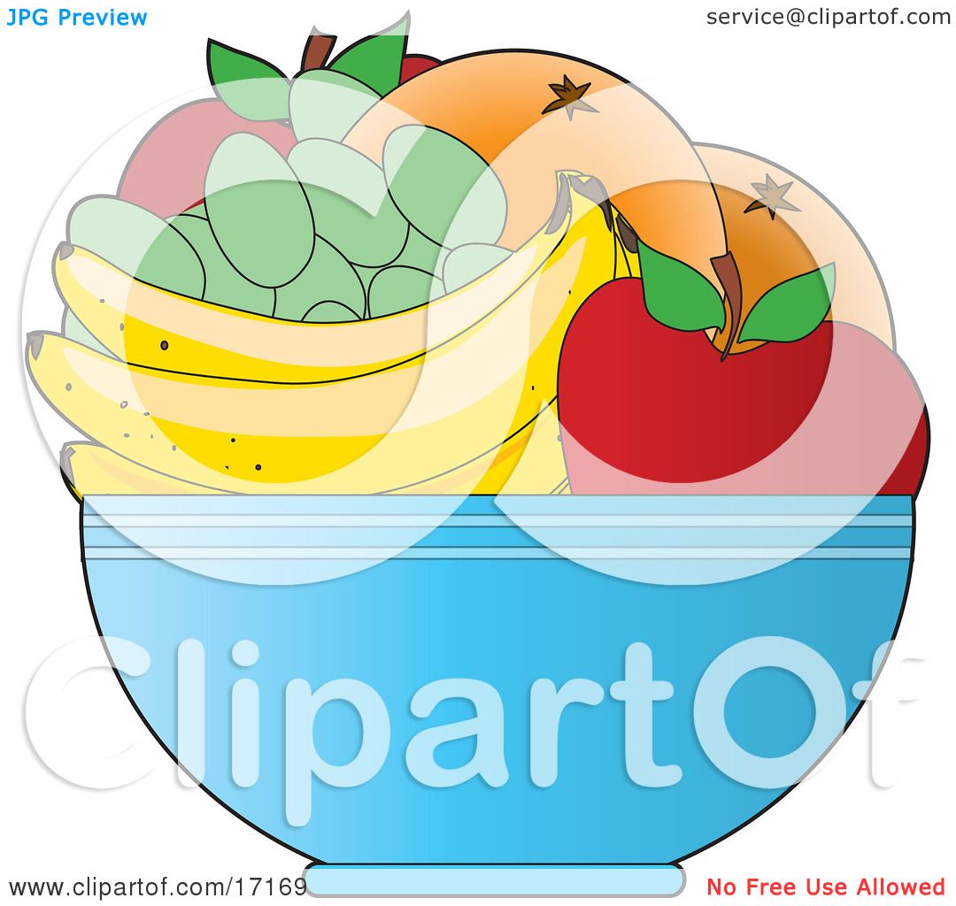 free clipart bowl of fruit - photo #43