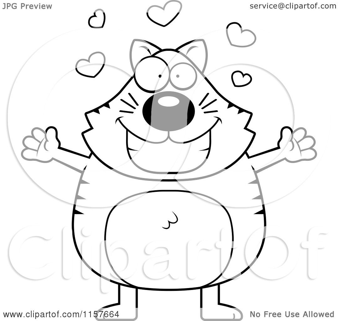 tabby cat coloring pages - photo #28