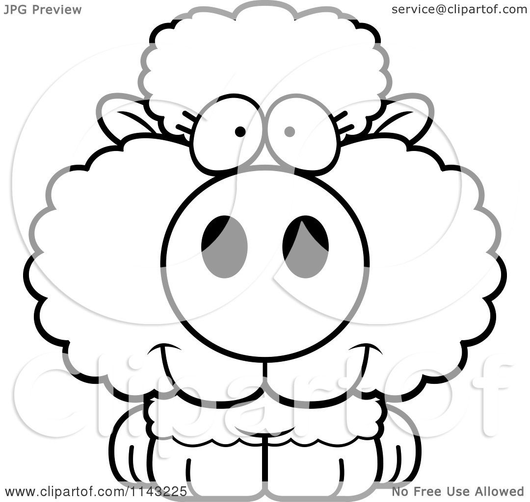 Cartoon Sheep Clipart