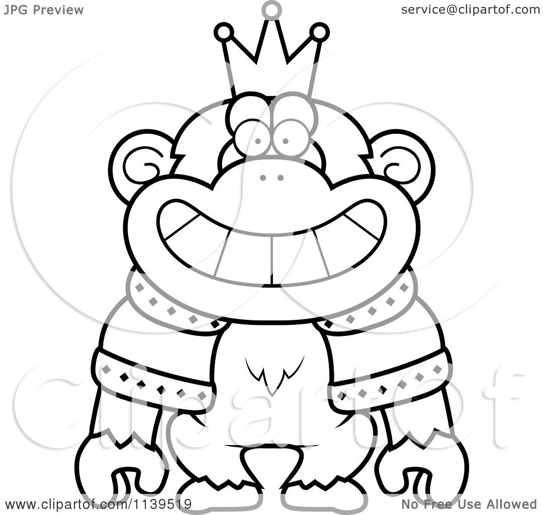 king clipart black and white - photo #24