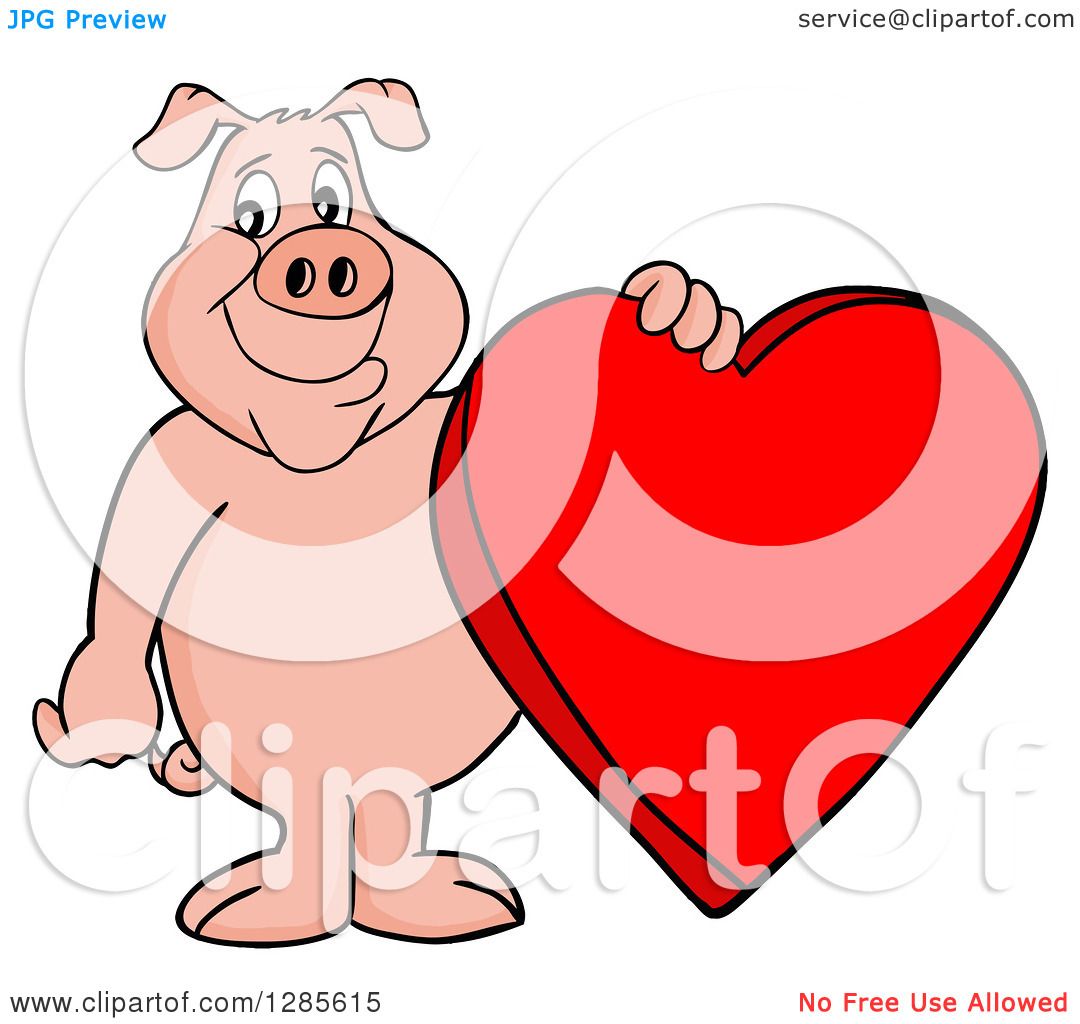 valentine pig clipart - photo #35