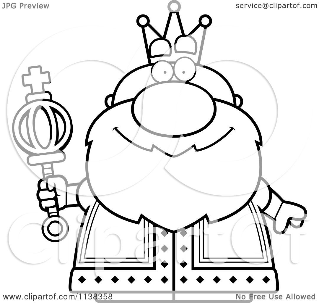 king clipart black and white - photo #49