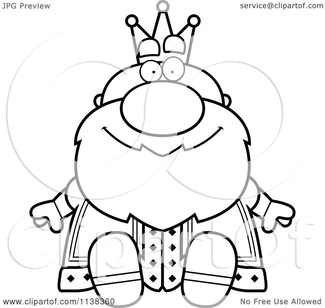 king clipart black and white - photo #26