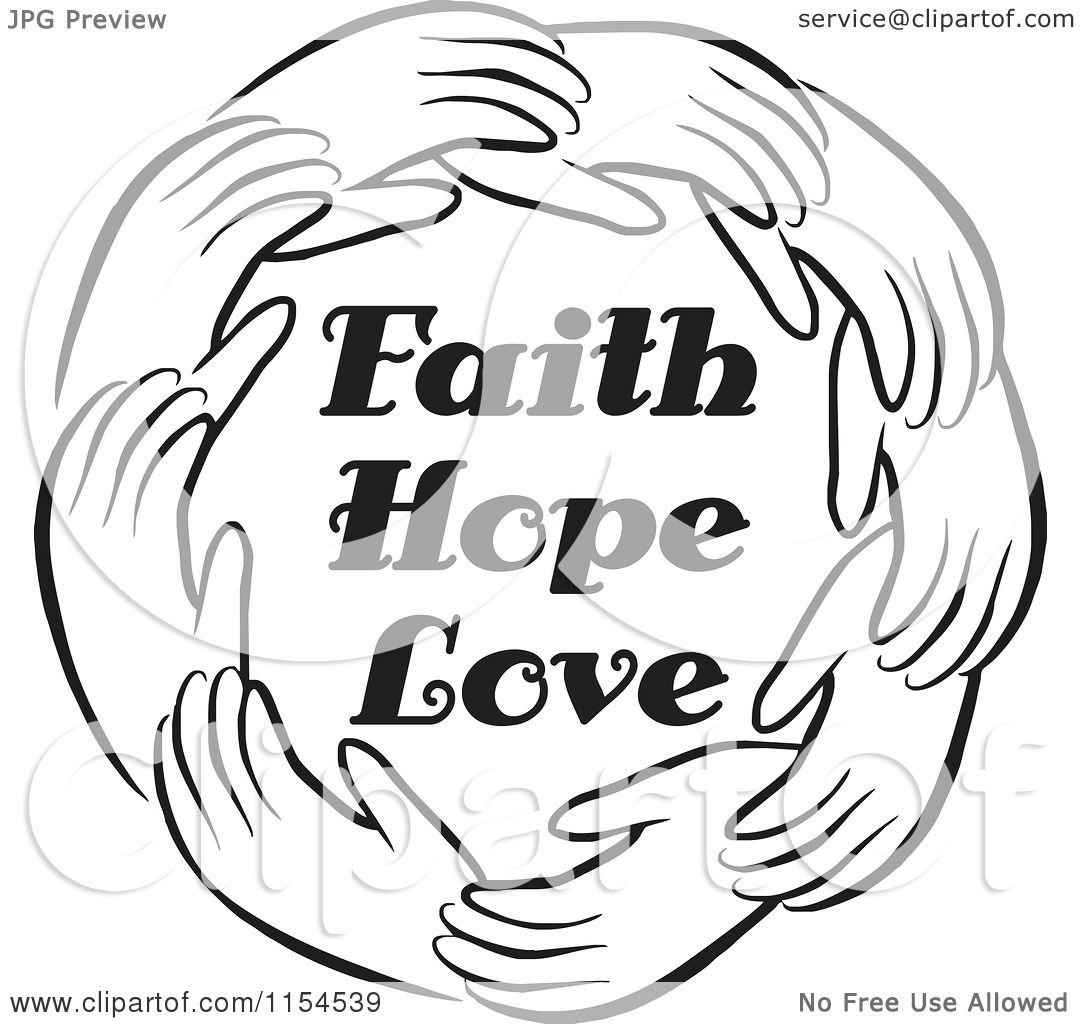 faith hope love coloring pages - photo #10