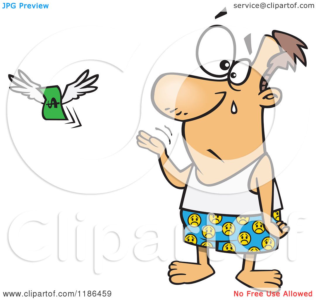 clipart money flying away - photo #33
