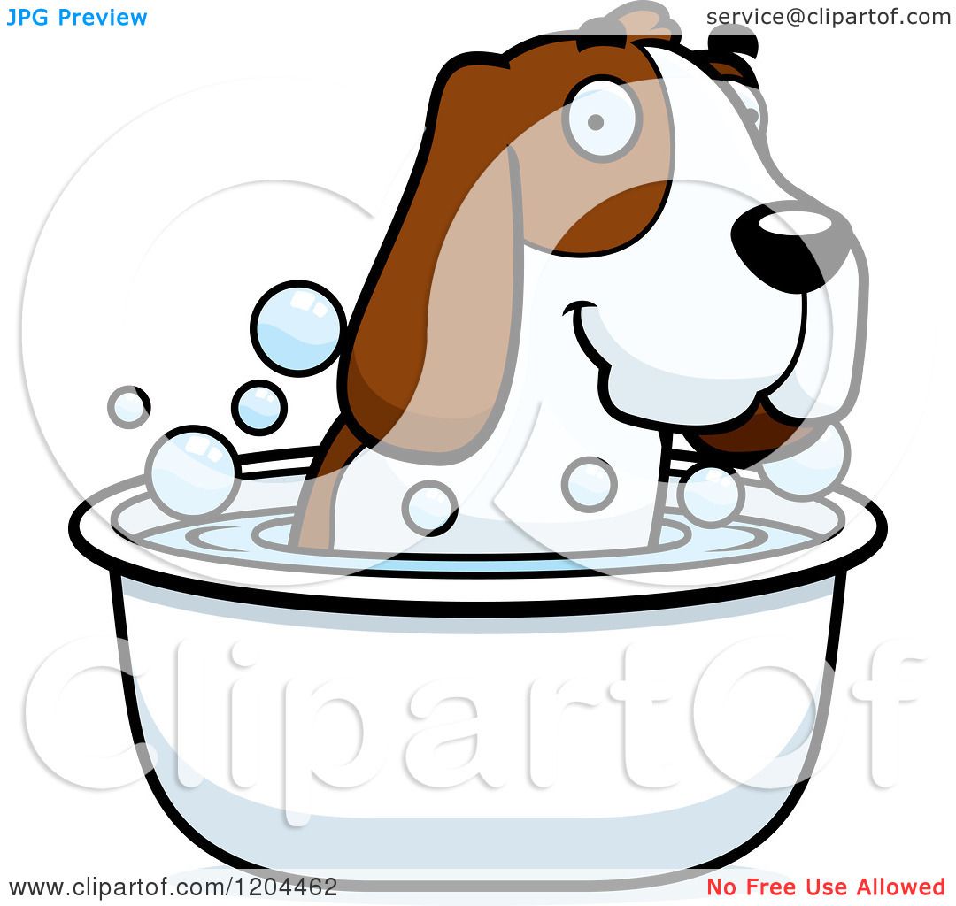 dog bath clipart - photo #44