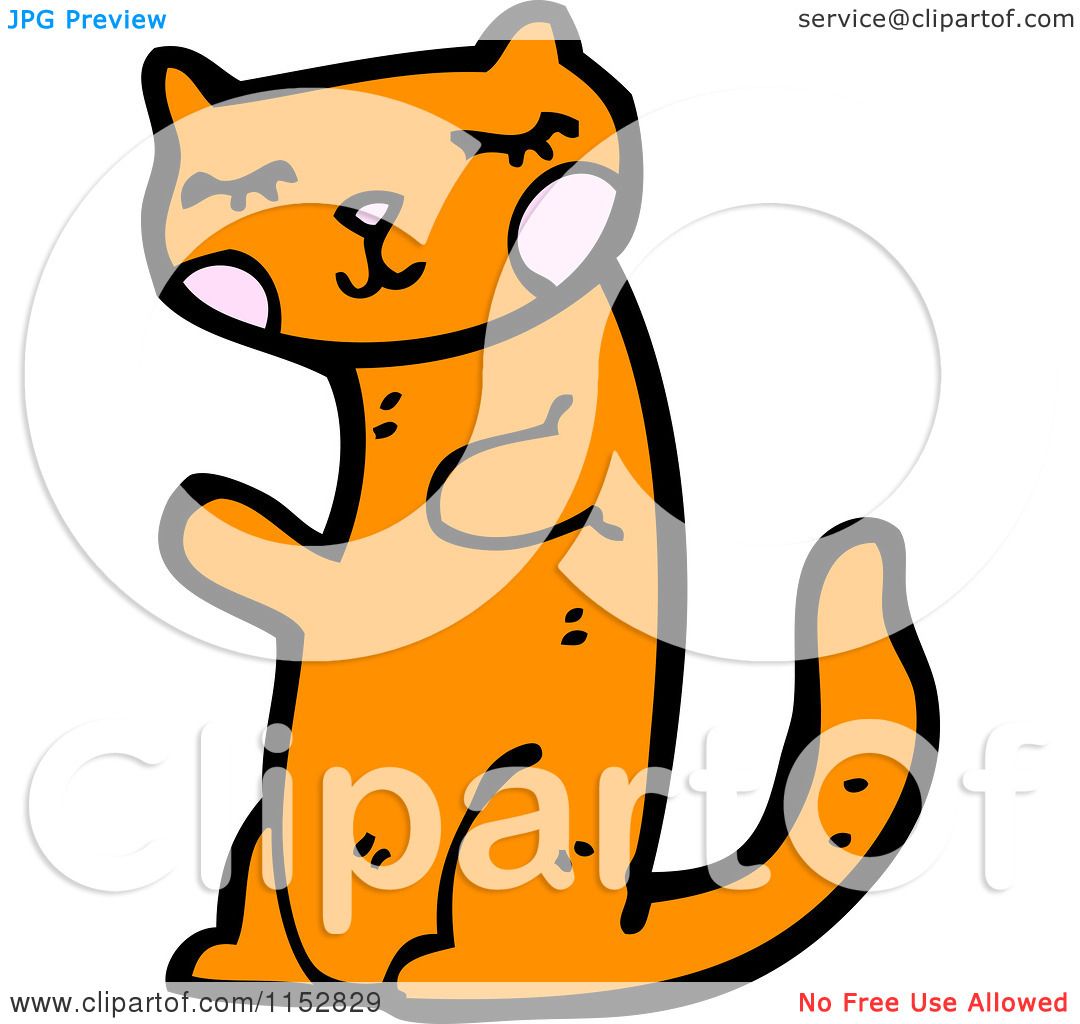 ginger cat clipart - photo #29