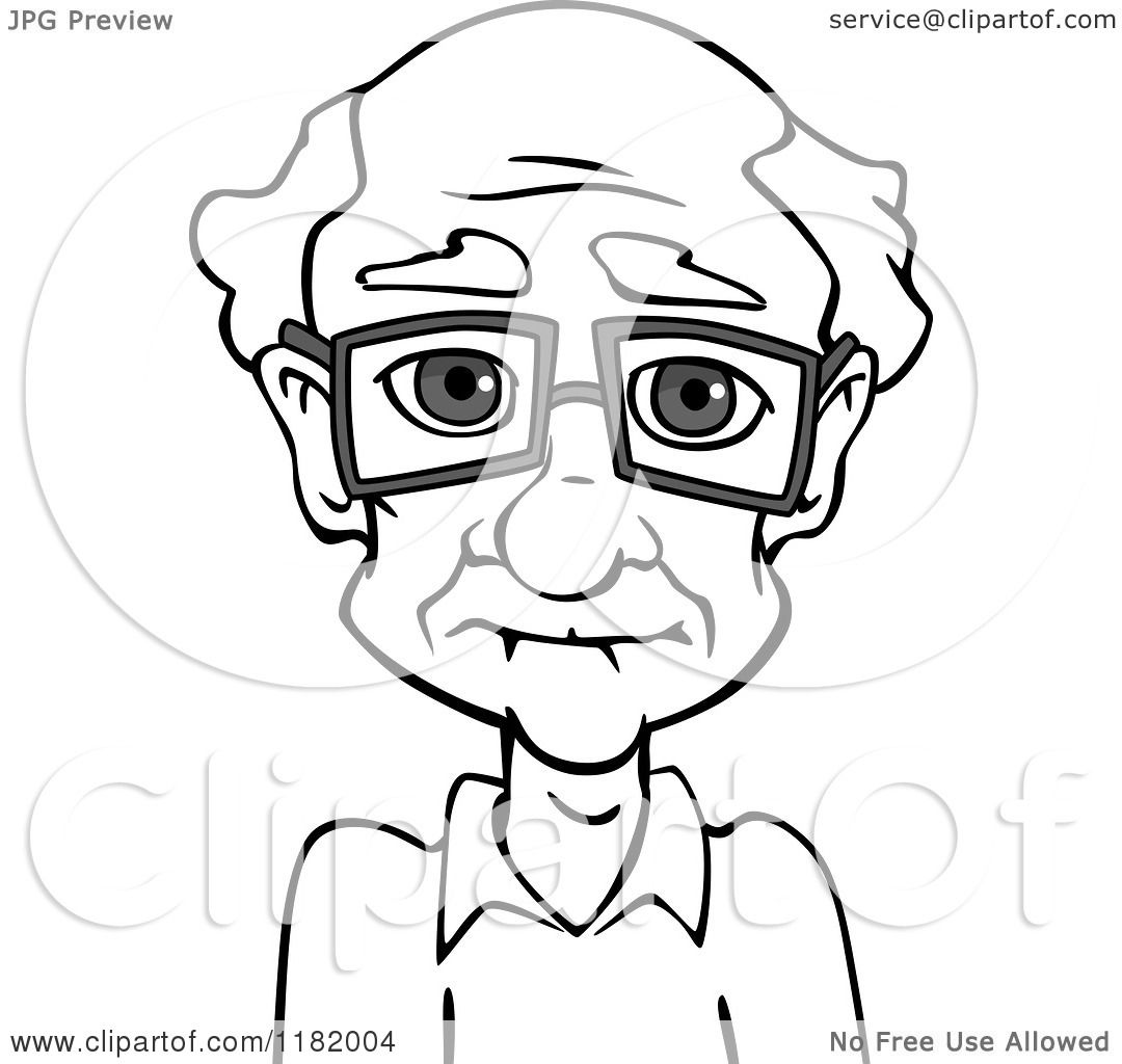 clipart man with glasses - photo #25