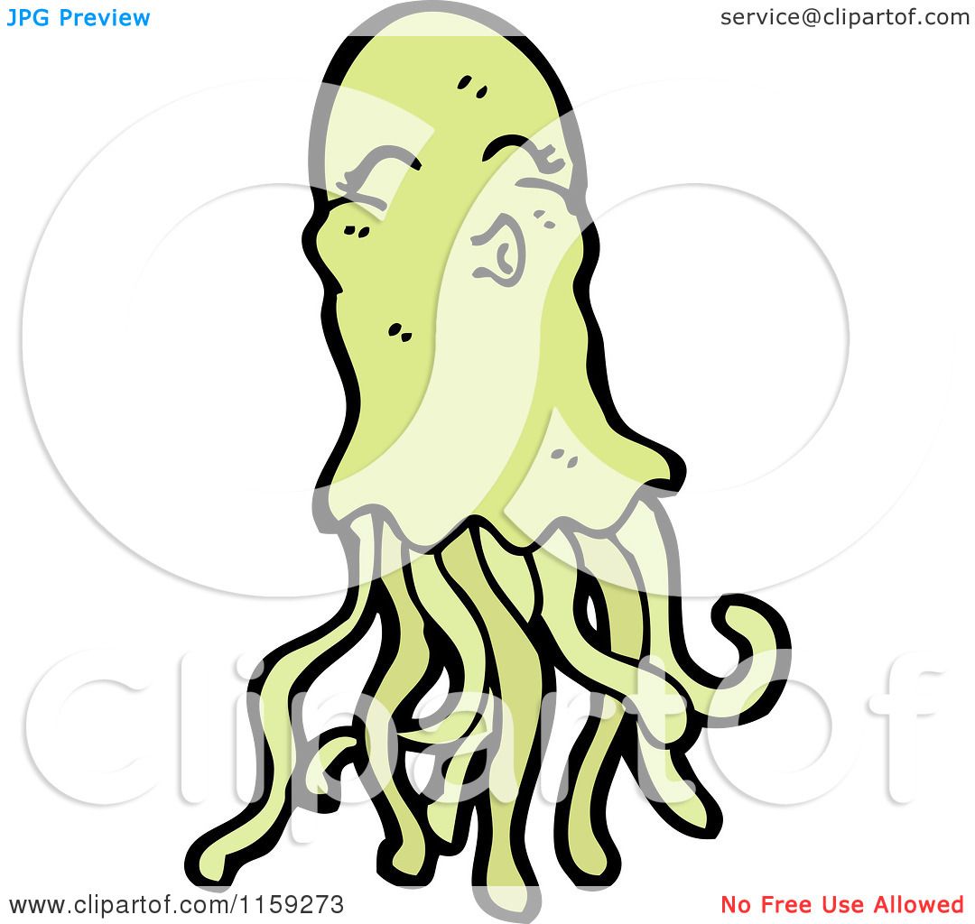 free cartoon jellyfish clipart - photo #49