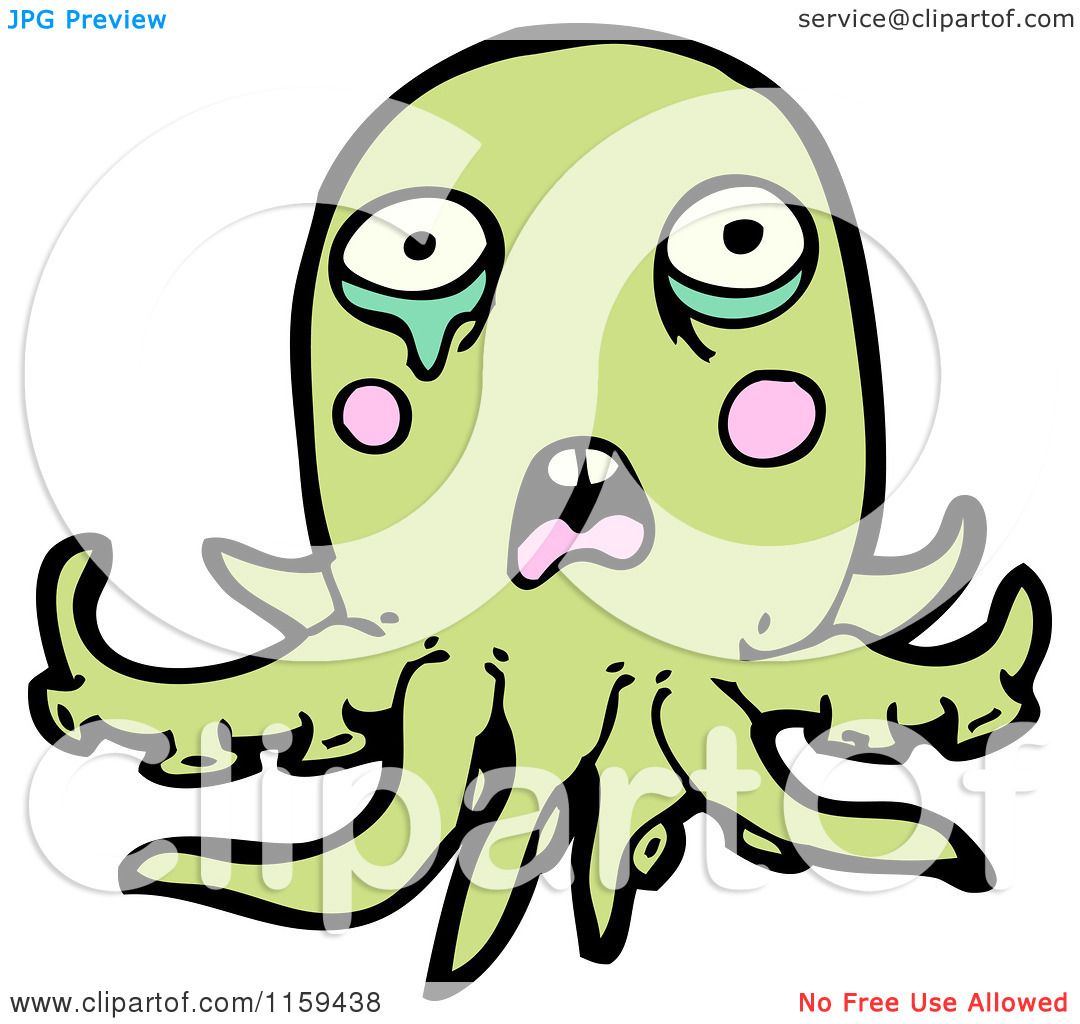 green octopus clipart - photo #45