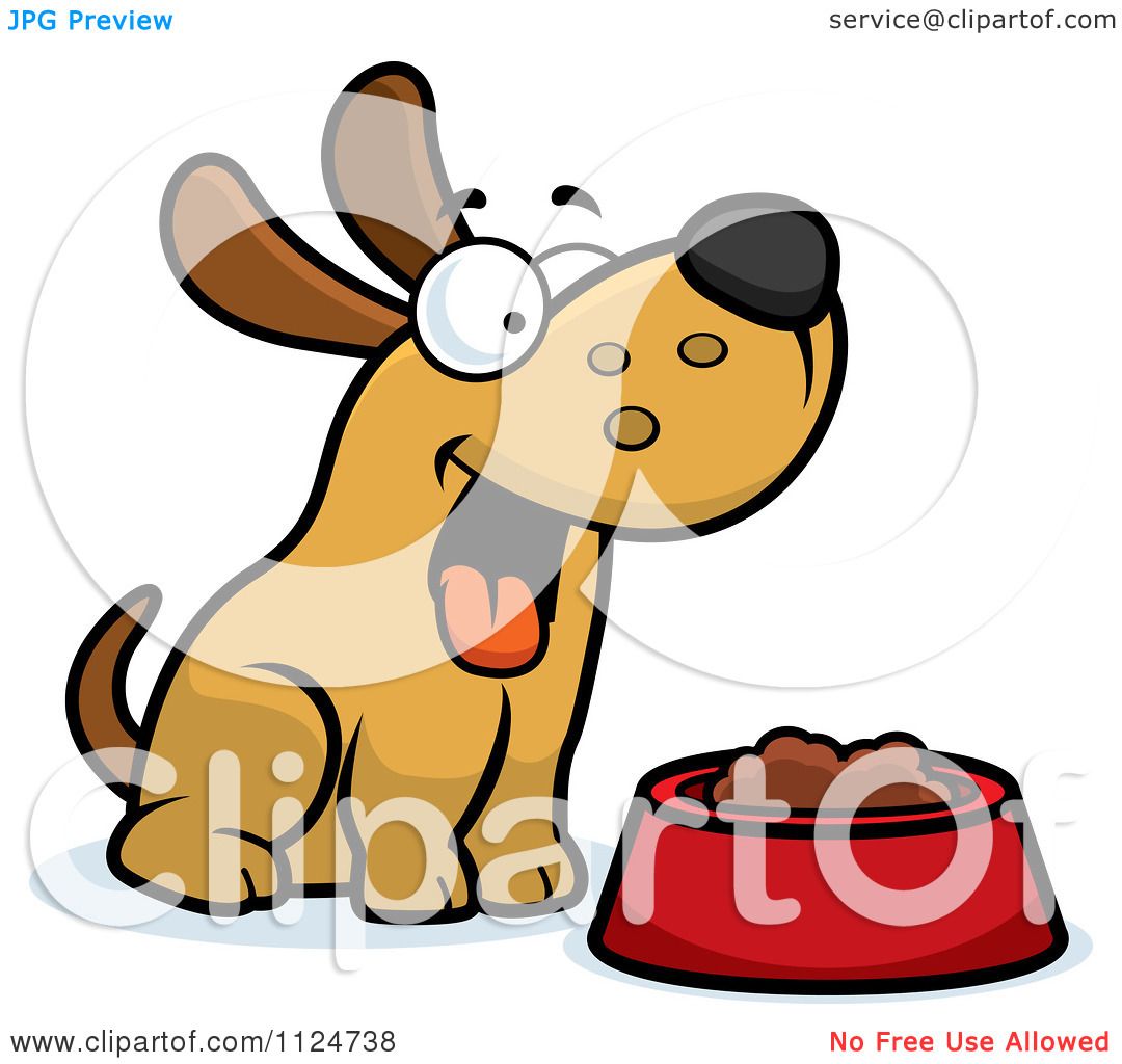 clipart dog eating - photo #22