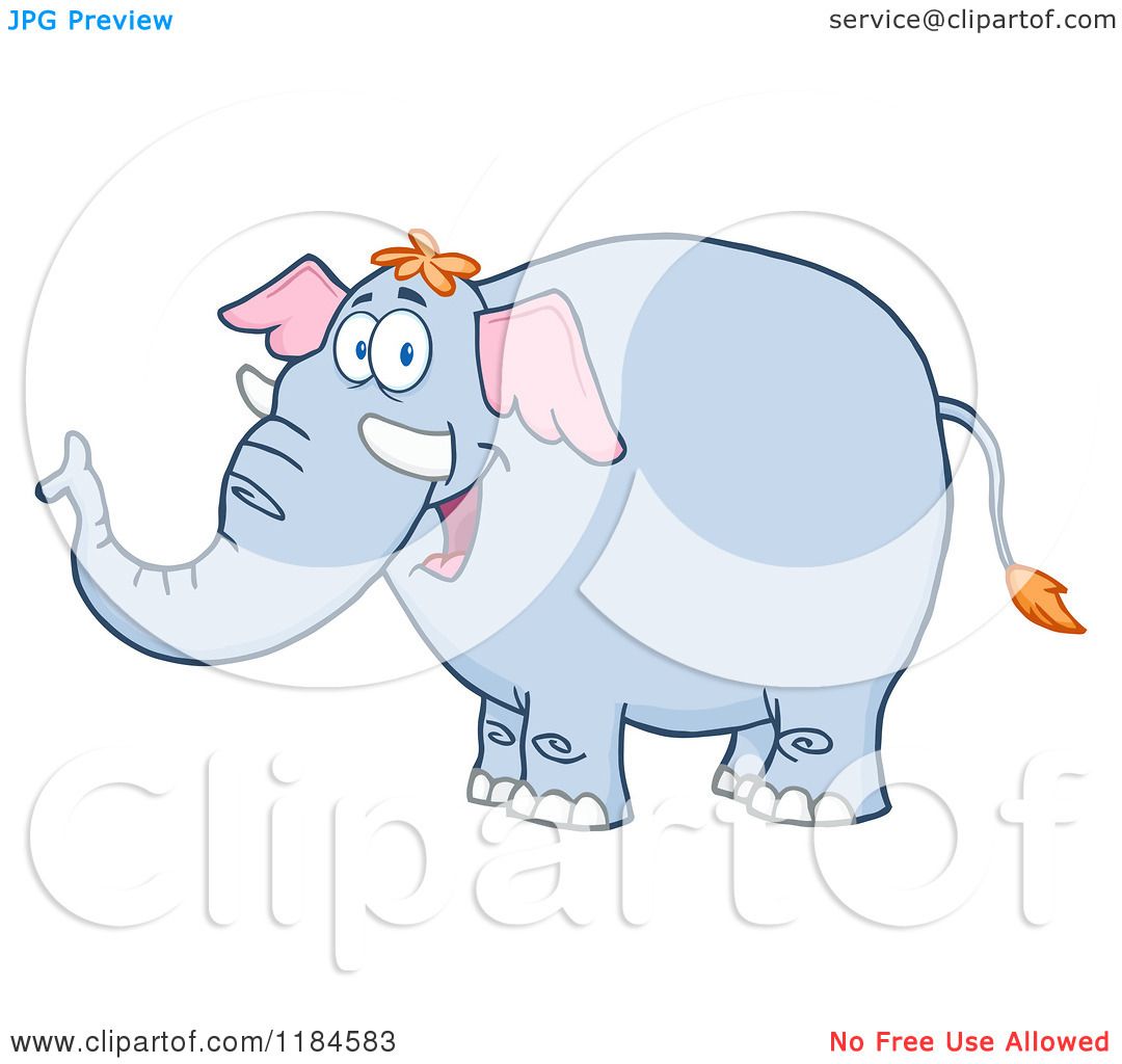 happy elephant clipart - photo #48