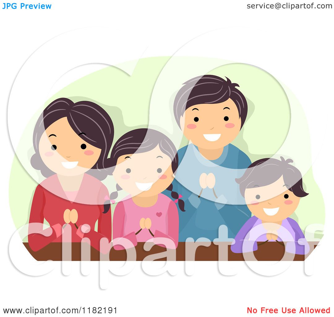 family praying clipart free - photo #25