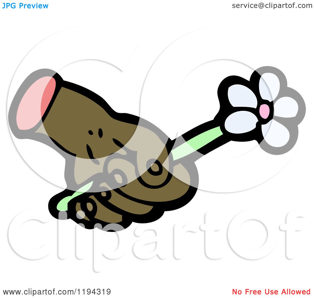 clipart hand holding flower - photo #6