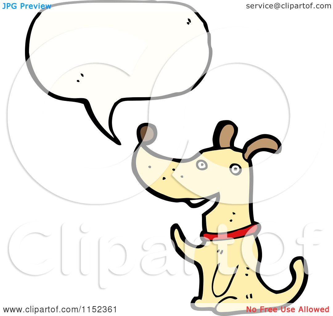 Cartoon of a Talking Dog - Royalty Free Vector ...