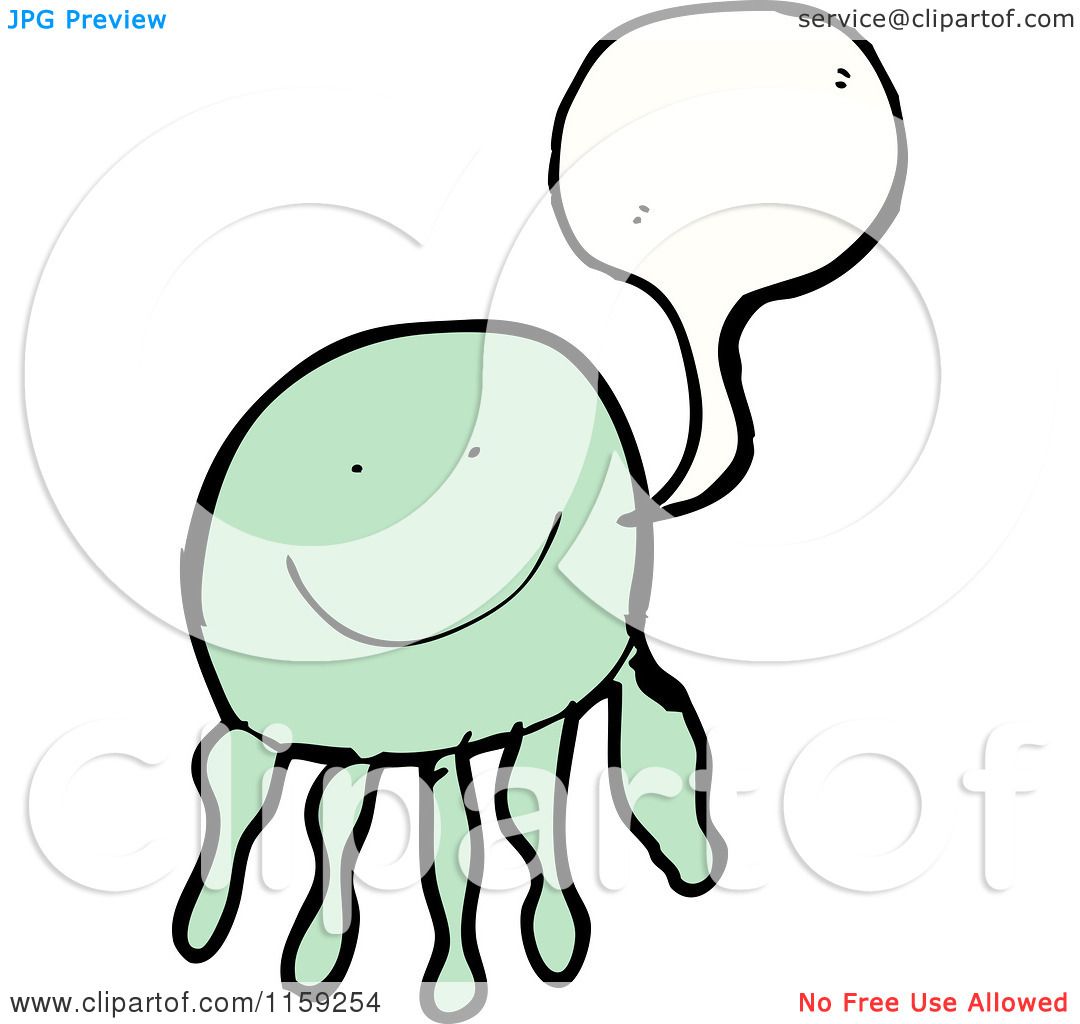 free cartoon jellyfish clipart - photo #44