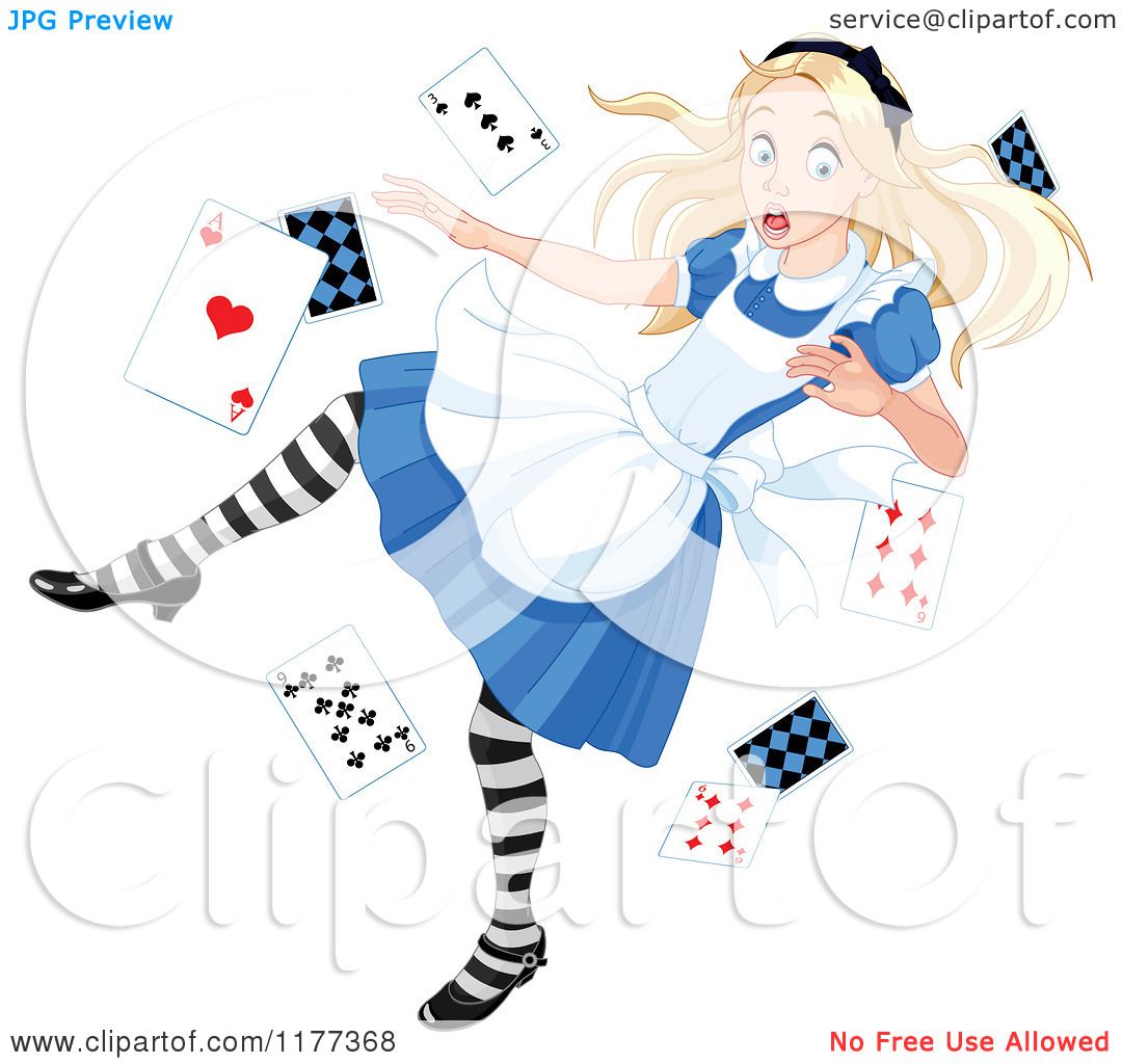 alice in wonderland cards clipart - photo #45