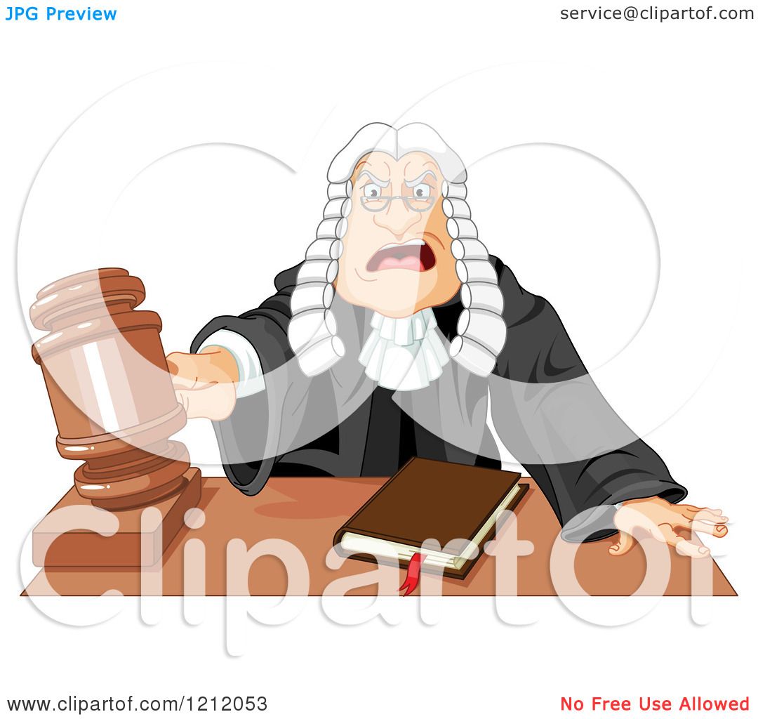 judge wig clipart - photo #42