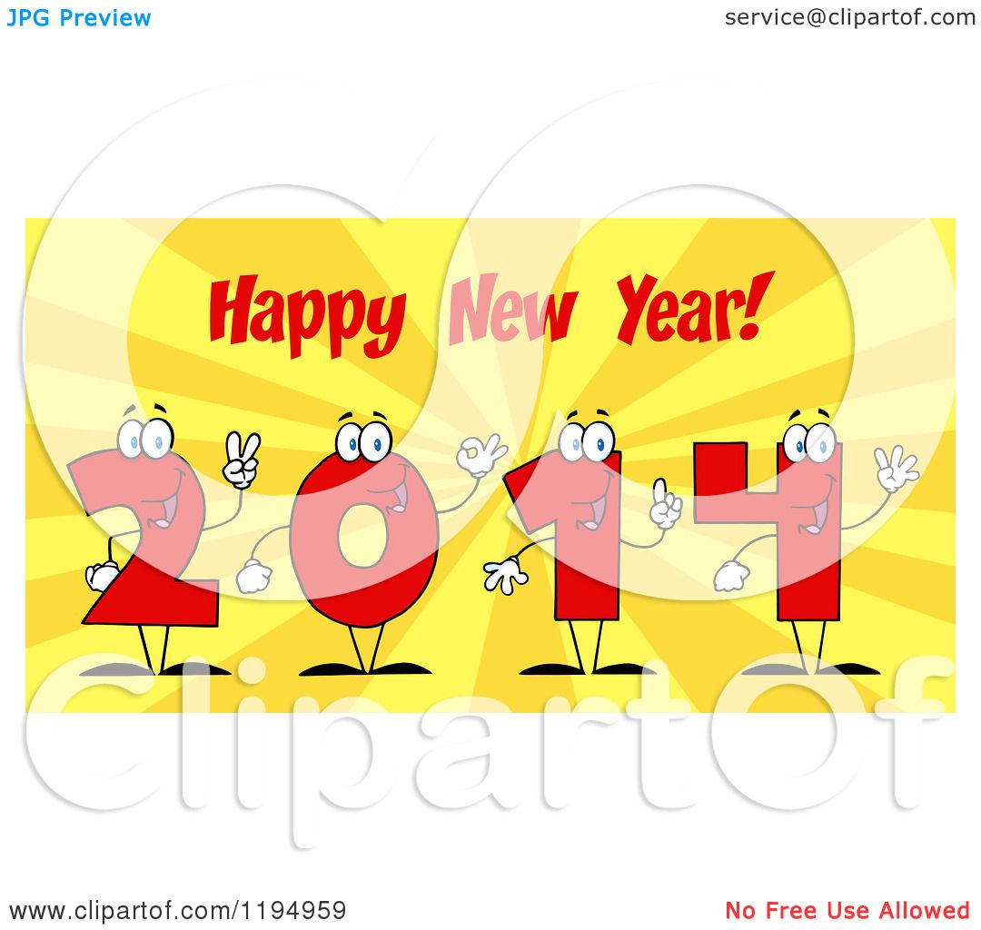 free clipart happy new year text - photo #37