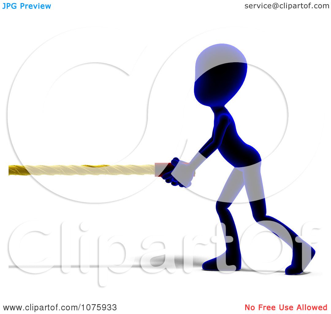 clipart man pulling rope - photo #32