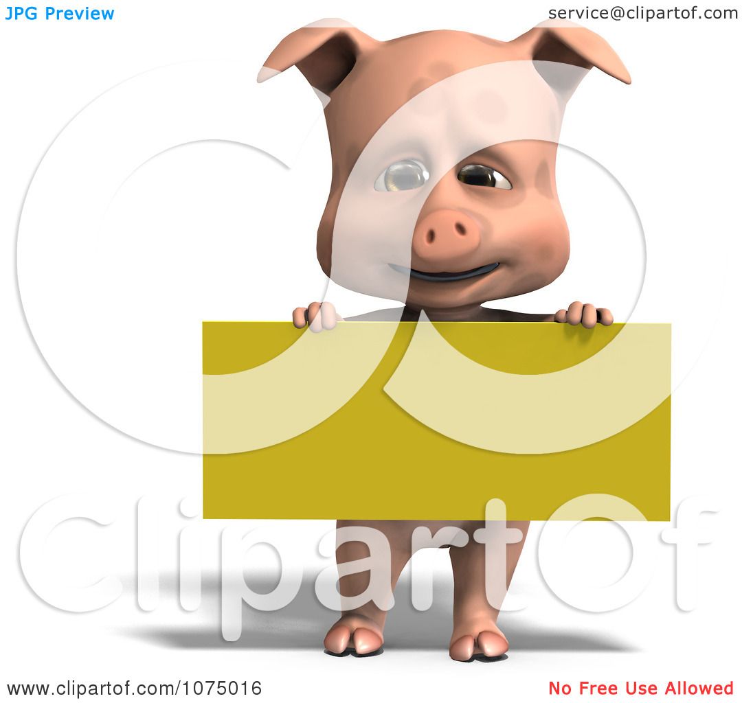 yellow pig clipart - photo #23