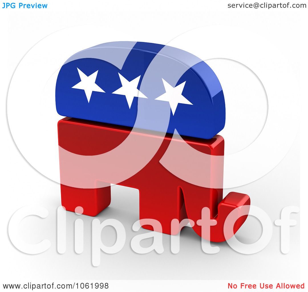 free republican elephant clipart - photo #49