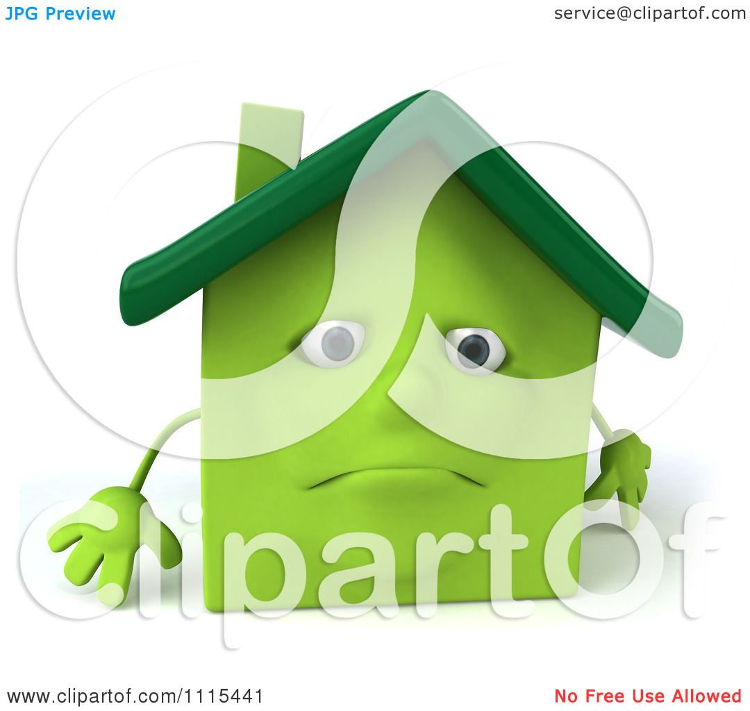 clipart sad house - photo #6