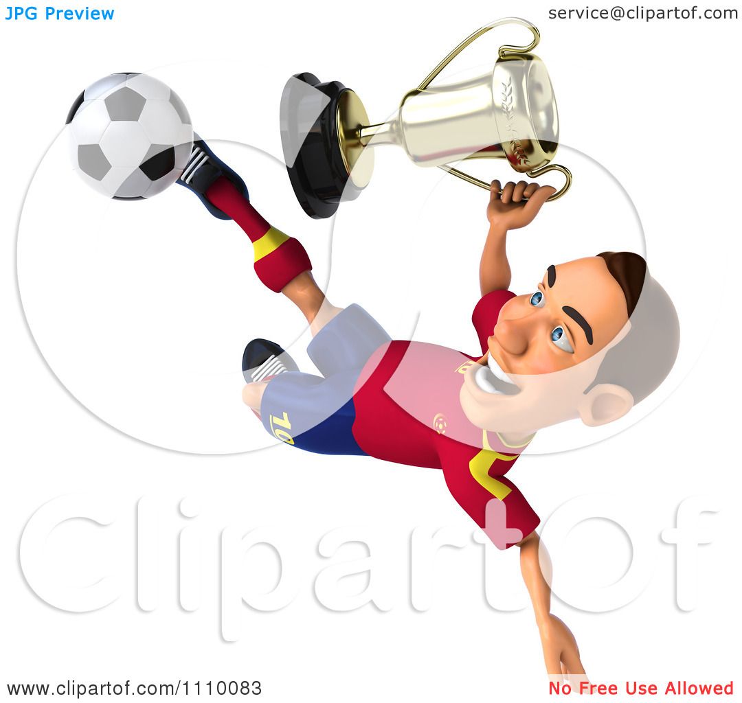  - Clipart-3d-White-Spanish-Soccer-Player-With-A-Trophy-3-Royalty-Free-CGI-Illustration-10241110083