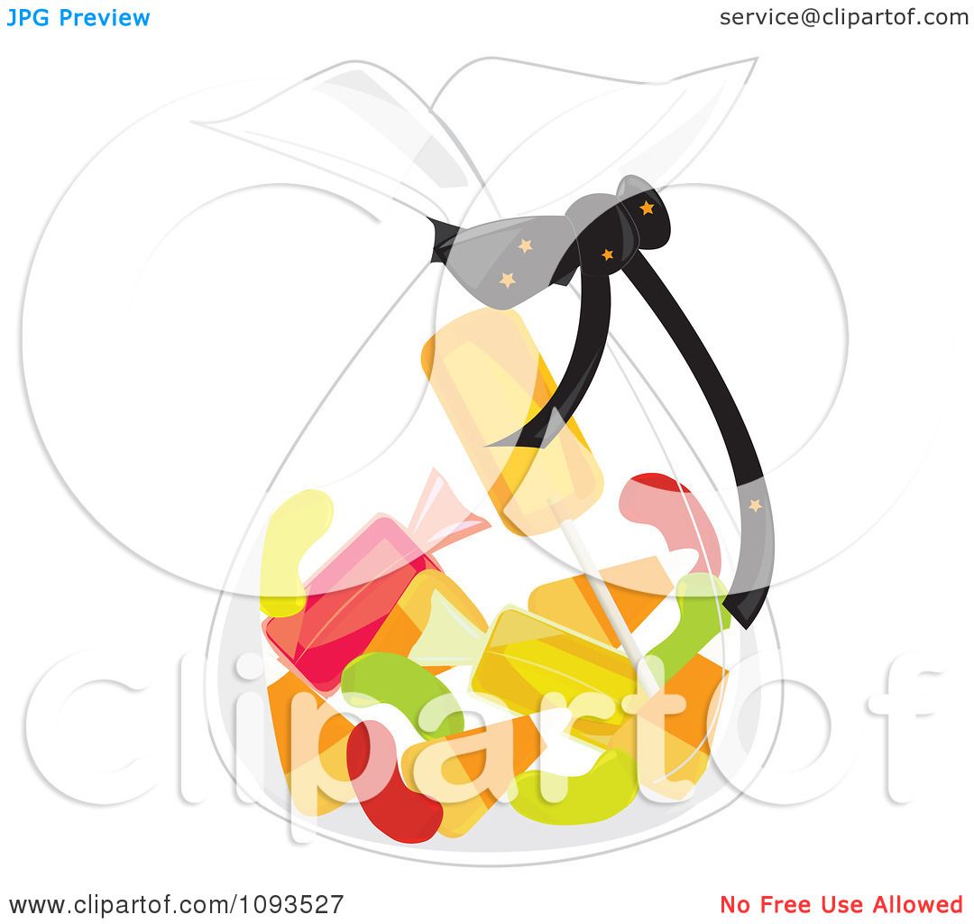 bag of candy clipart - photo #16