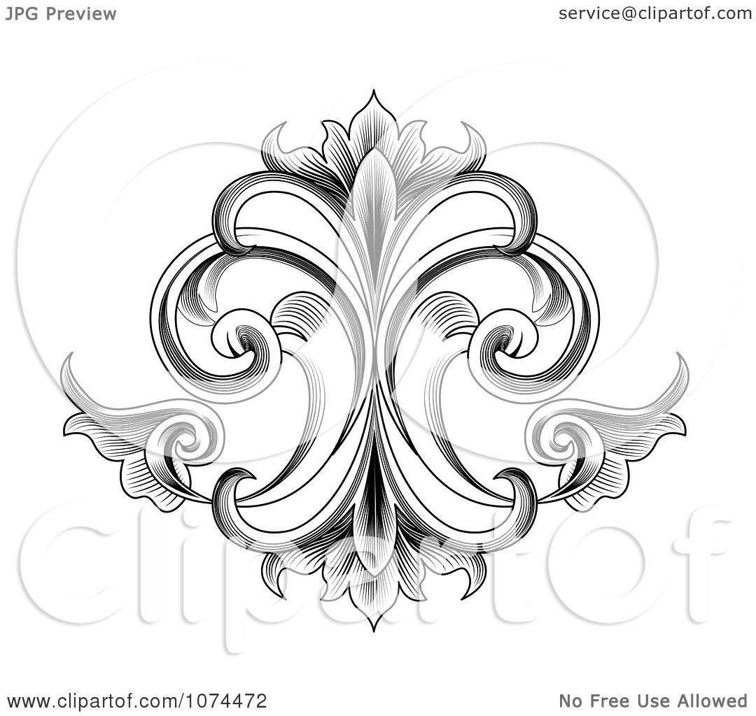 victorian etching clipart - photo #3