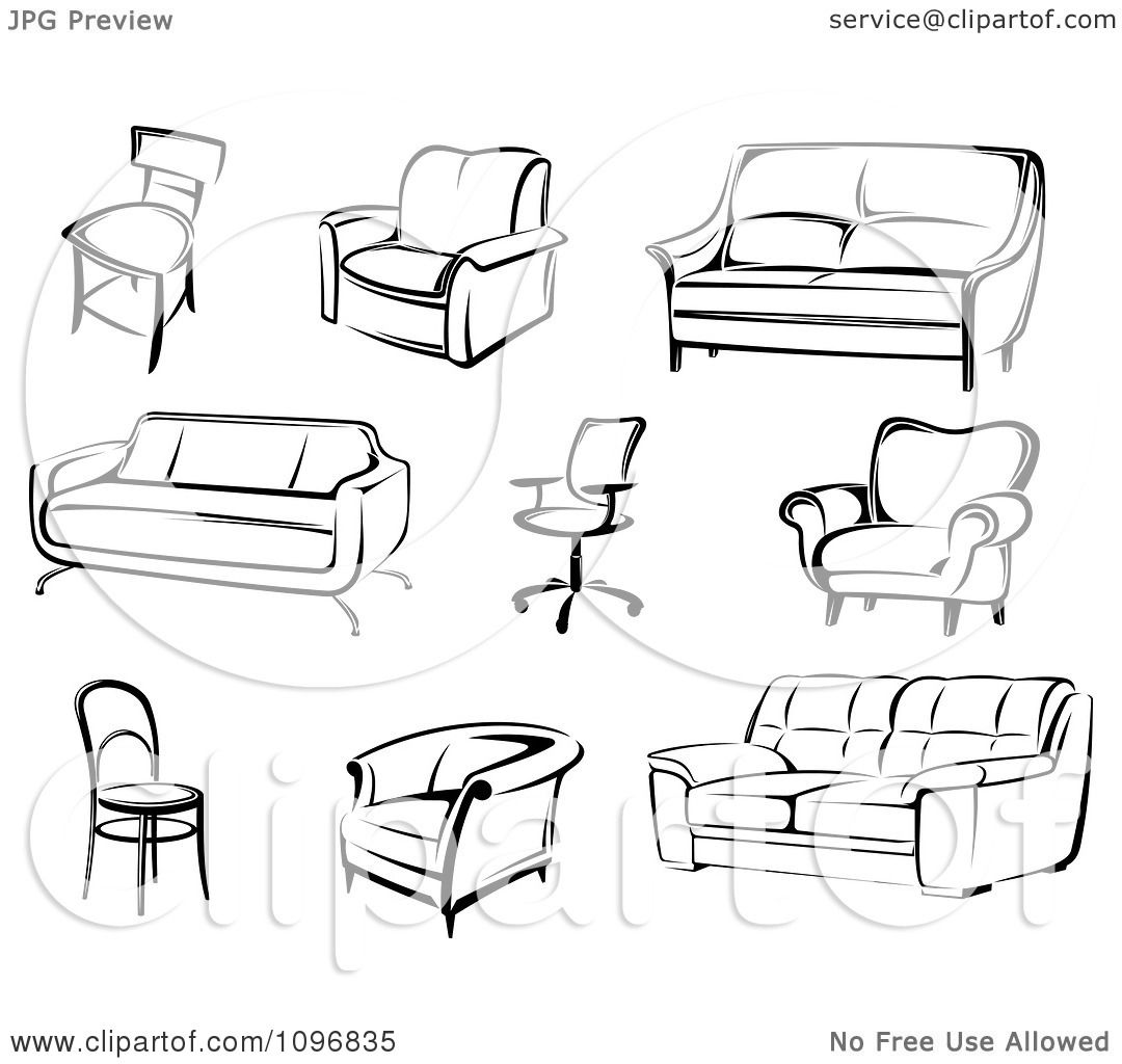 furniture illustrations clipart - photo #2