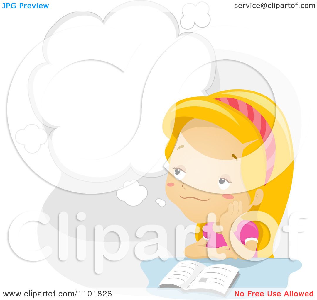 girl daydreaming clipart - photo #14