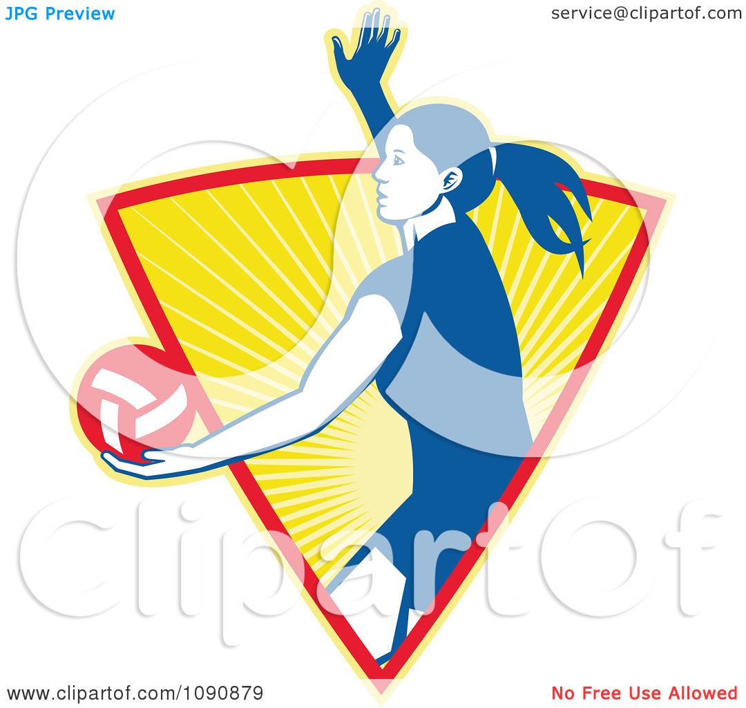 volleyball serve clipart - photo #44