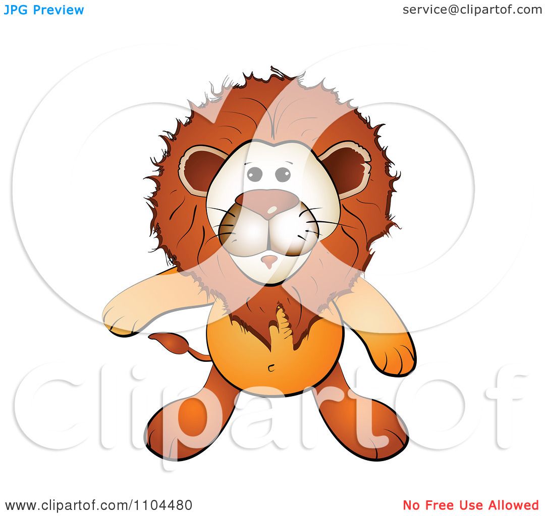 Cartoon Circus Lion
