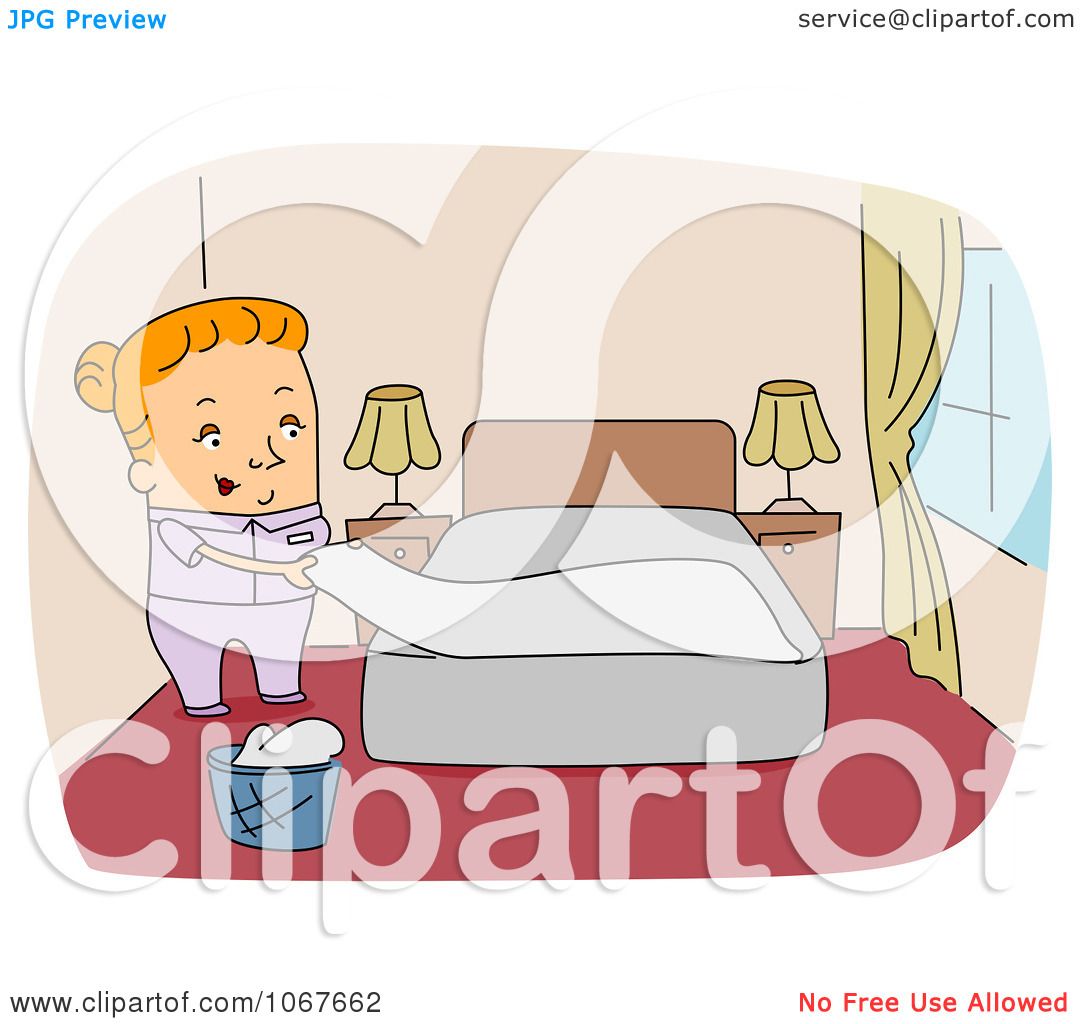 girl making bed clipart - photo #35