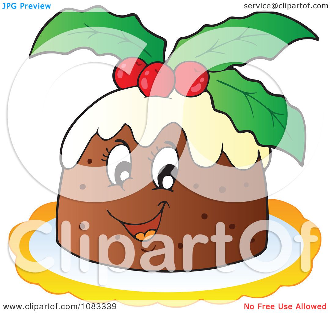 free clipart christmas pudding - photo #34