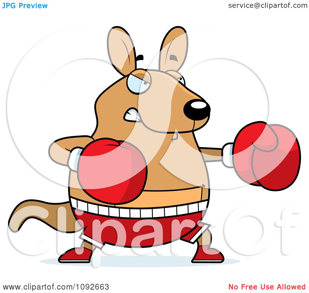 free clipart boxing kangaroo - photo #31