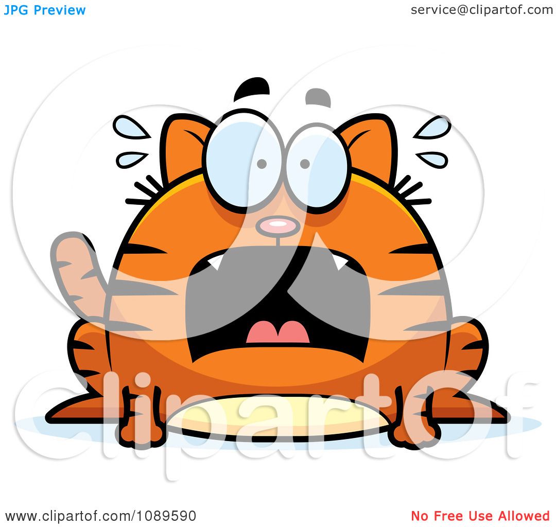 clipart of scared cat - photo #41