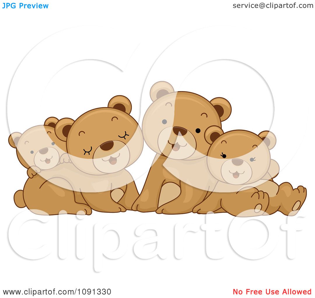 free clip art bear family - photo #15