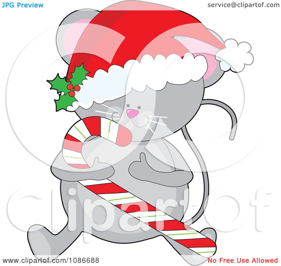 clipart christmas mouse - photo #27