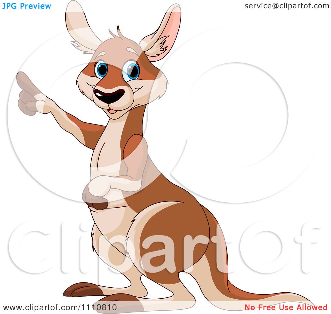 cute kangaroo clipart - photo #50