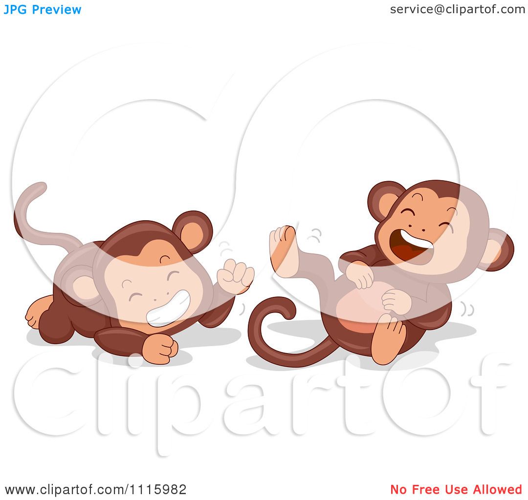 monkey laughing clipart - photo #8
