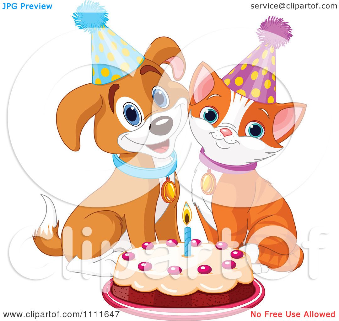 clip art cat birthday - photo #30