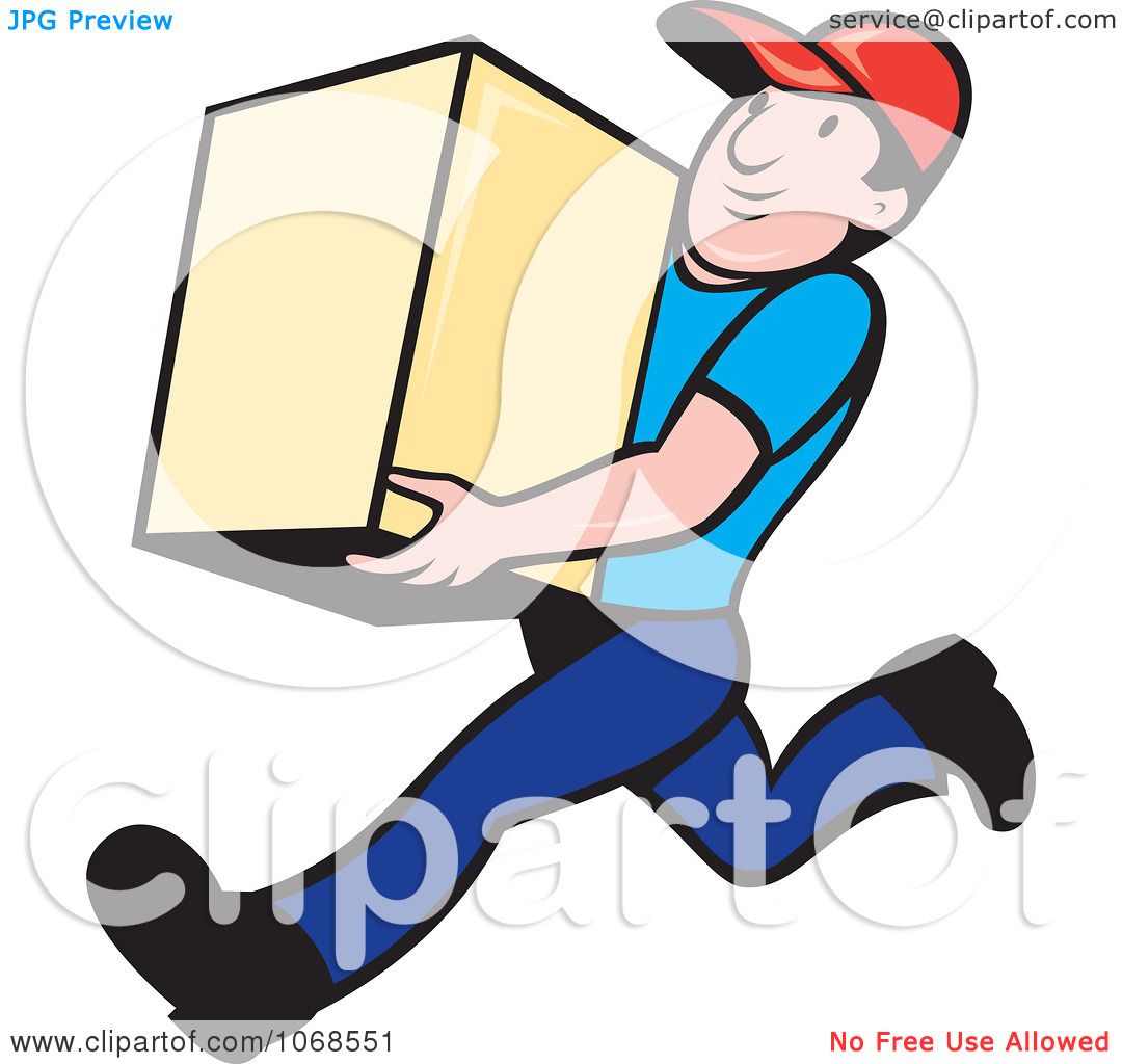delivery man clipart - photo #29