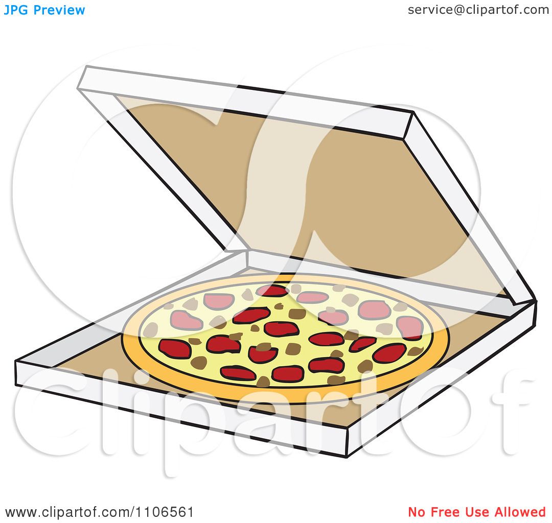 pizza box clipart free - photo #37