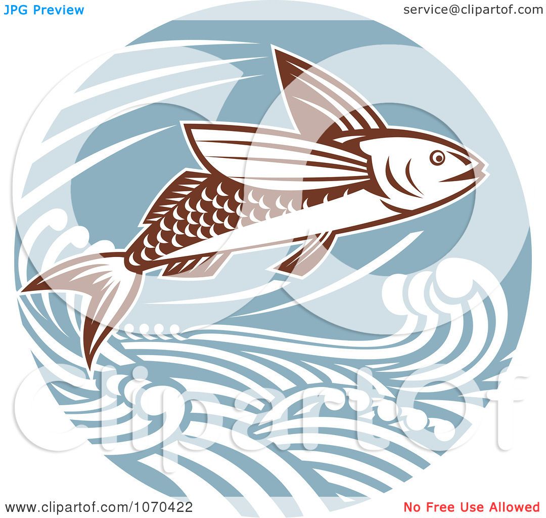 clipart flying fish - photo #50