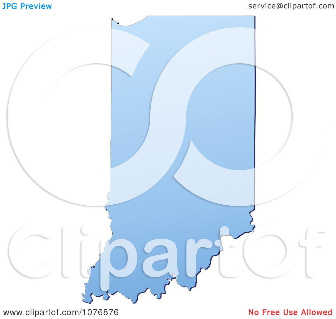 clipart map of indiana - photo #18