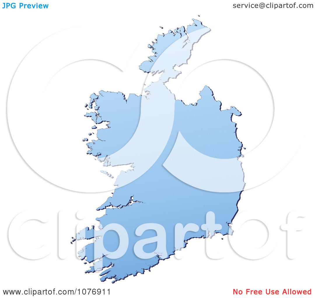 free clipart map of ireland - photo #26
