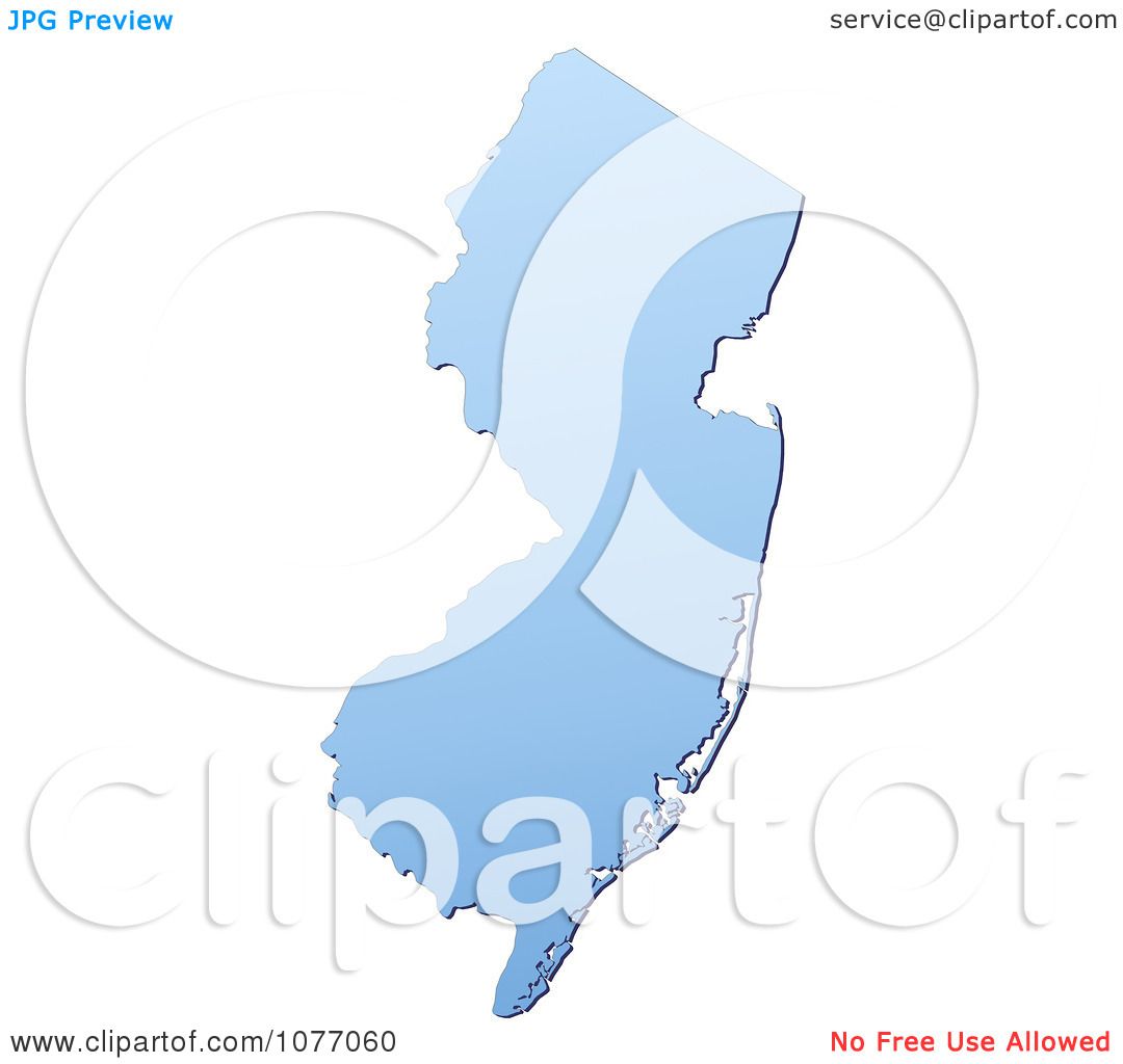 clipart map of new jersey - photo #24