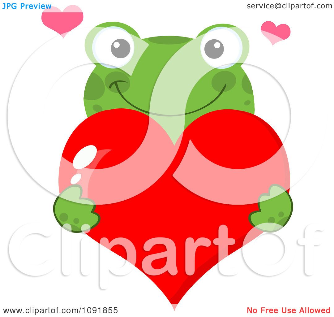 valentine frog clipart - photo #38